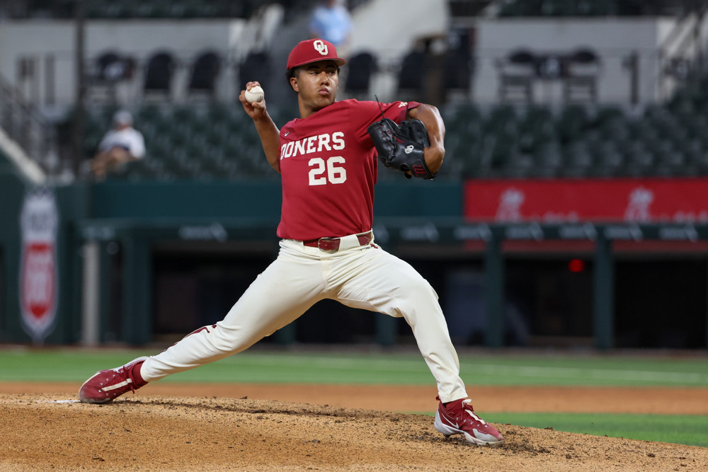 Kyson Witherspoon prepares to throw a pitch
